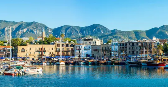 Northern Cyprus coastal town