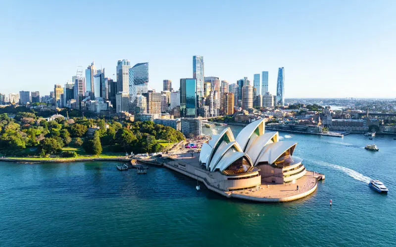 A panoramic view of Sydney on a sunny day - East Coast Australia