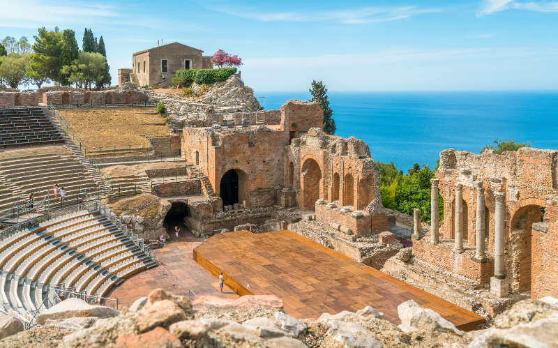 Sicily Guide Greek Theater in Taormina